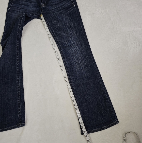 Miss Me Boot Embellished Black Rose Lace & Rhinestone Detail Edgy Jeans - Picture 8 of 16